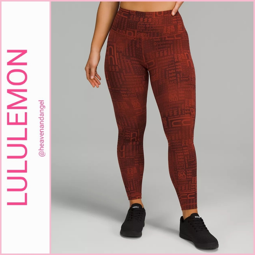 NEW Lululemon Wunder Train HR Tight 25" Contour Fit - Lululemon Ombre Re…